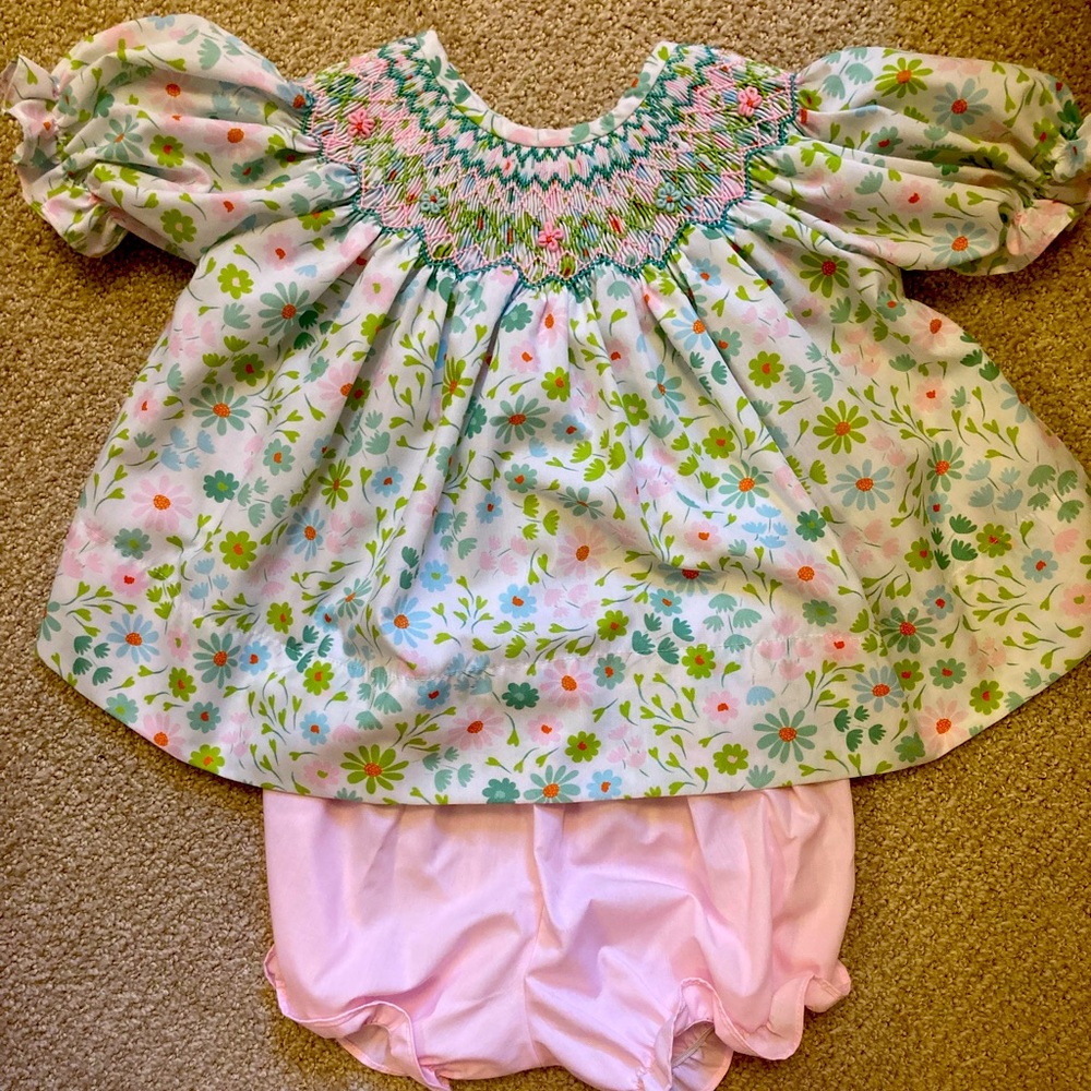 Smocked Sweets short set